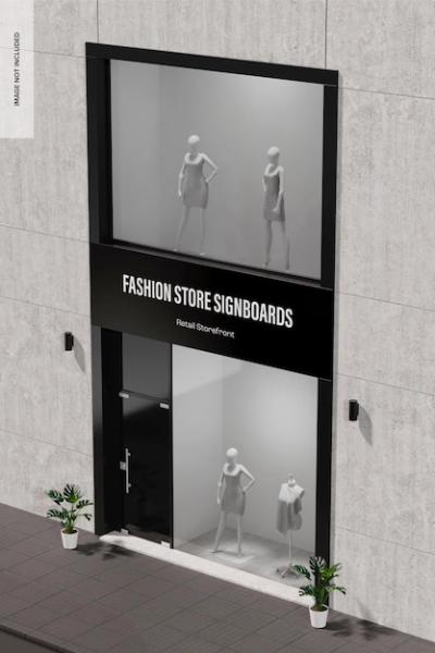 Retail Storefront Mockup – Free Download