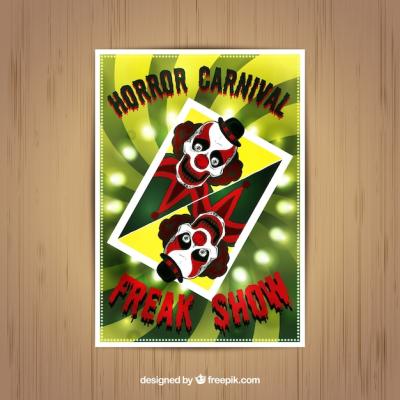 Horror Carnival Poster – Free to Download Stock Photo