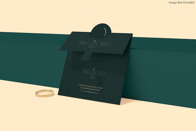 High-Quality Ring Card Mockup – Free Download