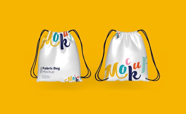 Fabric Backpack Bag Mockup – Free Download