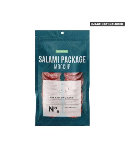 Salami Package Mockup – Free Download