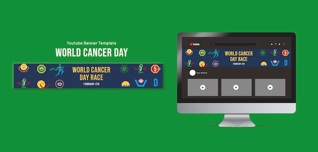 World Cancer Day Template Design – Download Free Stock Photo