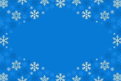 Flat Design Snowflake Frame – Free Download, Free Stock Photo