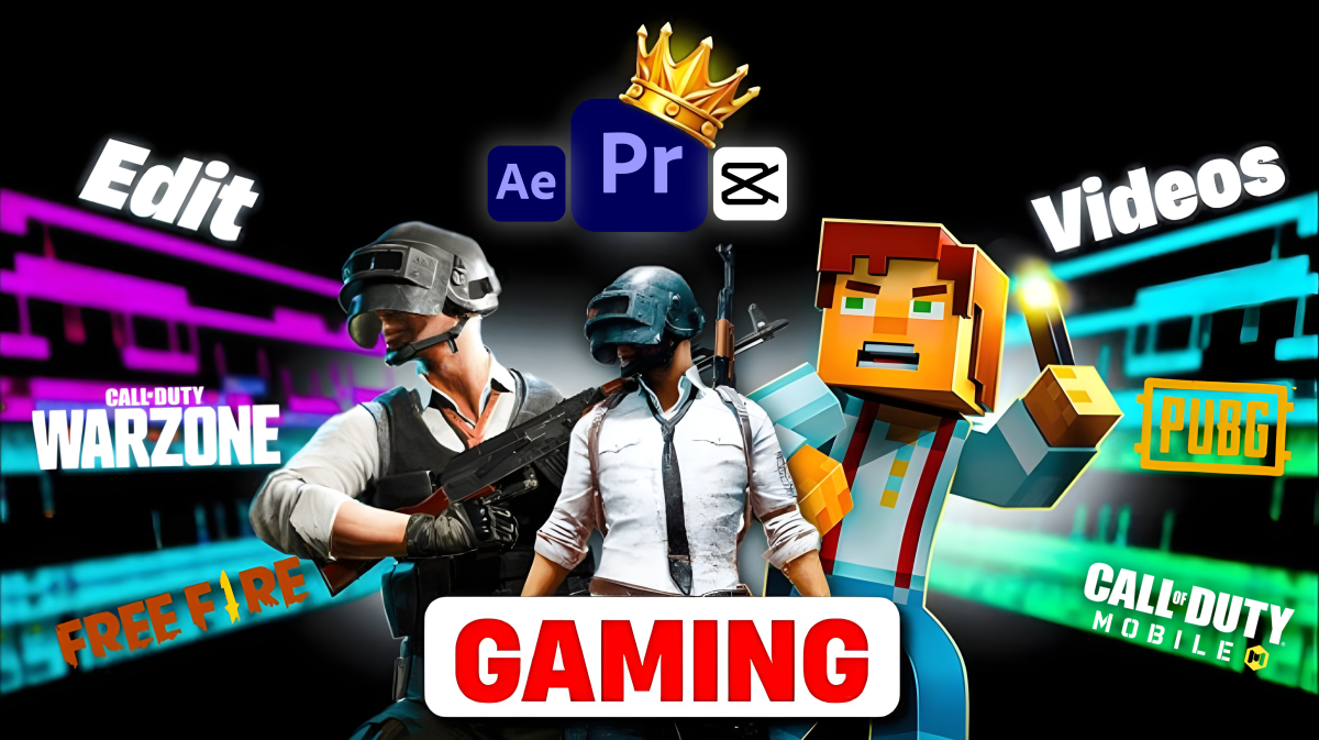 I Will Be Your Expert Gaming Video Editor for YouTube