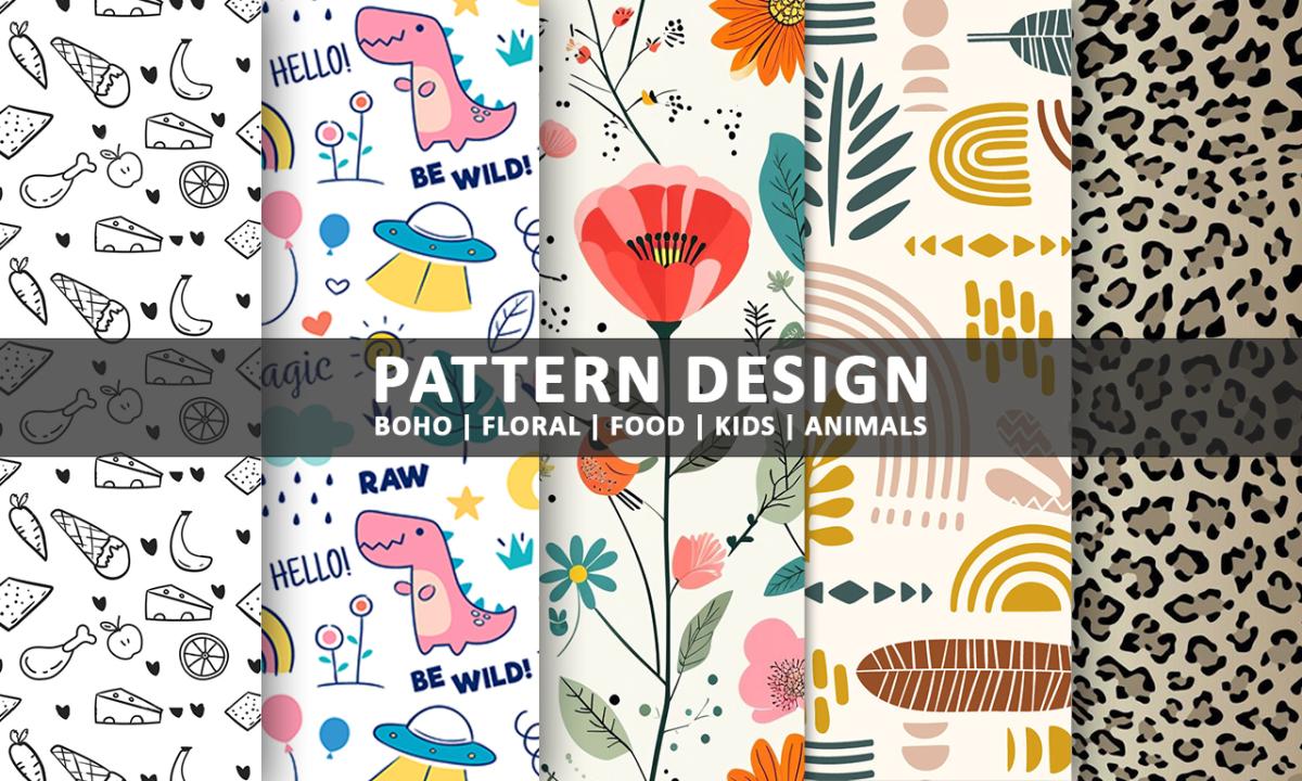 I Will Create Custom Seamless Patterns for Textiles and Apparel