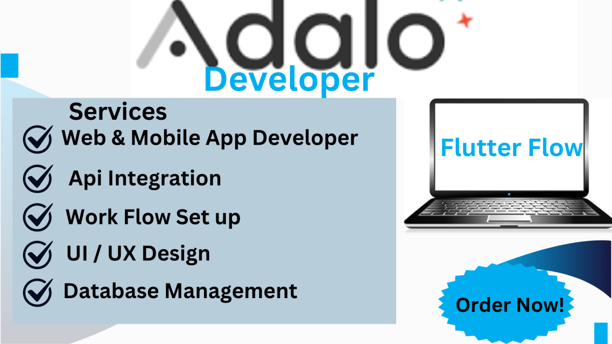 Be a Flutterflow, Bubble.io Developer for Bubble SaaS & Marketplace Websites, Adalo Solutions