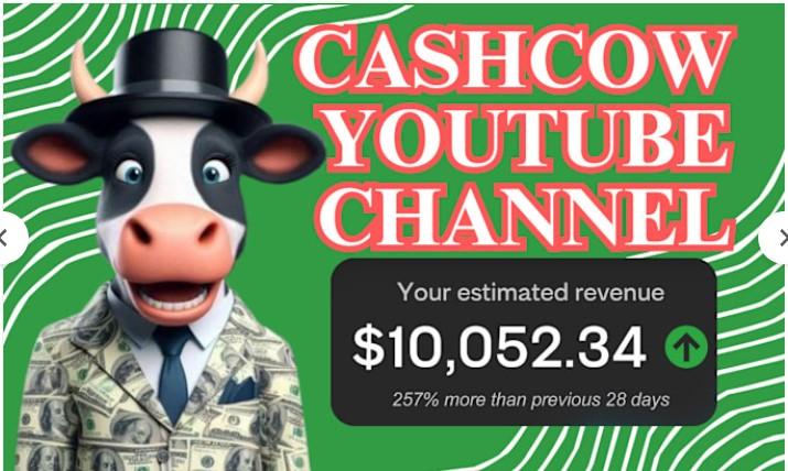 I will create youtube automation channel or cashcow videos and monetization