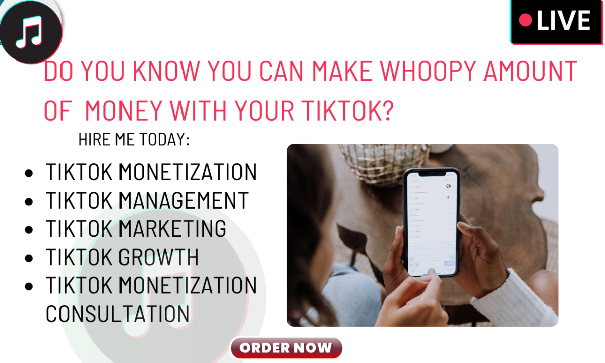 I Will Do TikTok Monetization, Growth, Follower Boost, and Management