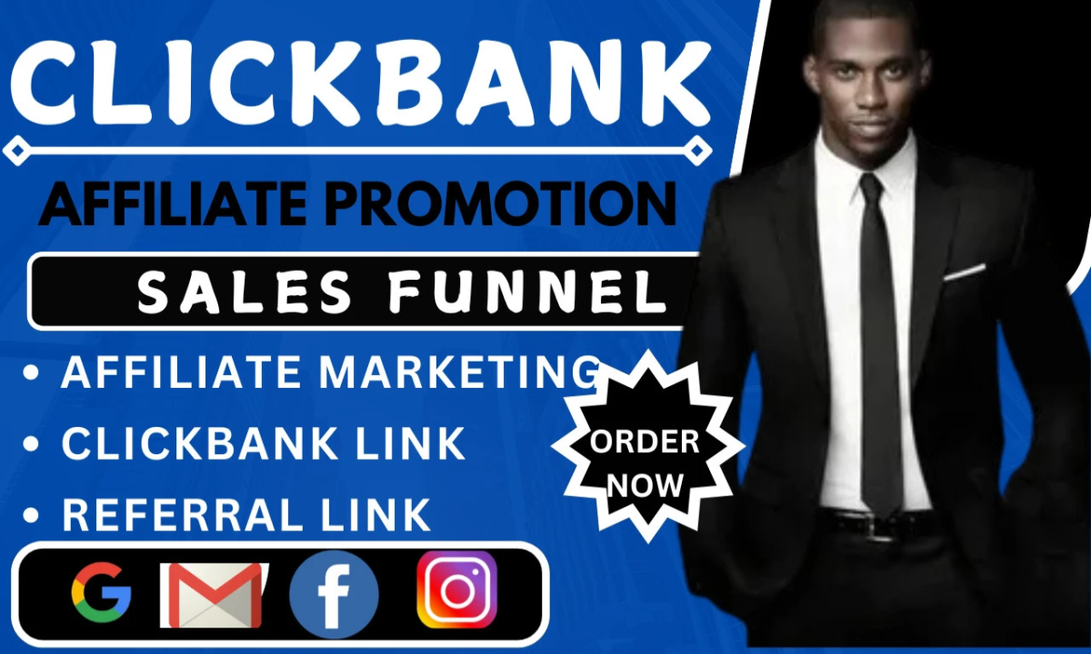 ClickBank Affiliate Marketing Link Promotion, Affiliate Referral Link, CPA Link