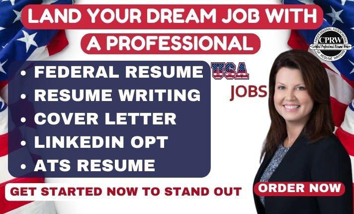 I Will Do Federal Resume Writing for USAJOBS, Executive Resume ECQ & ATS Resume Writing