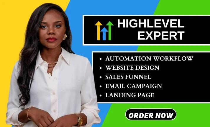 I Will Create a GoHighLevel Landing Page, Sales Funnel, and Website