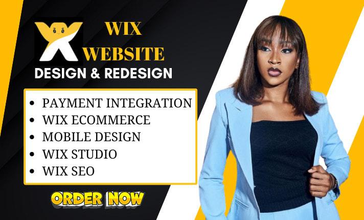 I Will Redesign Your Wix Website and Create Stunning Wix Ecommerce Stores