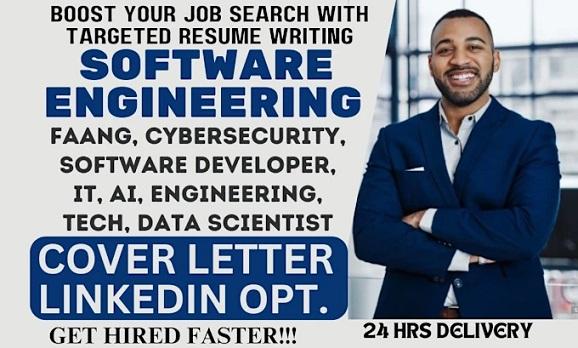 I Will Craft a Professional Resume for Technical, Software Engineering, IT, and FAANG Roles