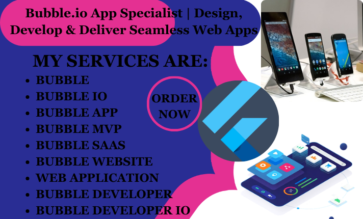 I Will Design an Exceptional Bubble.io Website as Your Dedicated Bubble.io Developer for Your Web Application