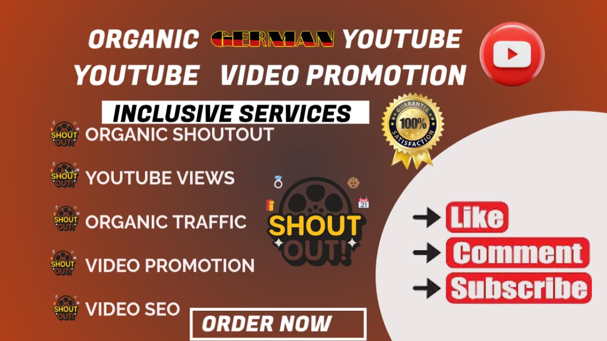 I Will Create Organic German YouTube Videos for an 900k Audience