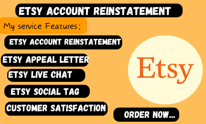 I Will Do Etsy Account Creation, Store Setup, Product Listing, and Account Management
