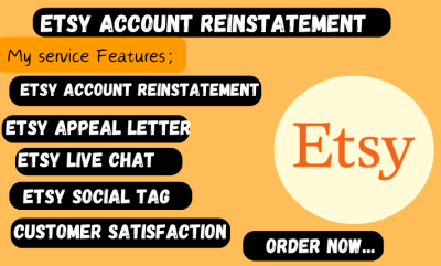I Will Do Etsy Account Creation, Store Setup, Product Listing, and Account Management