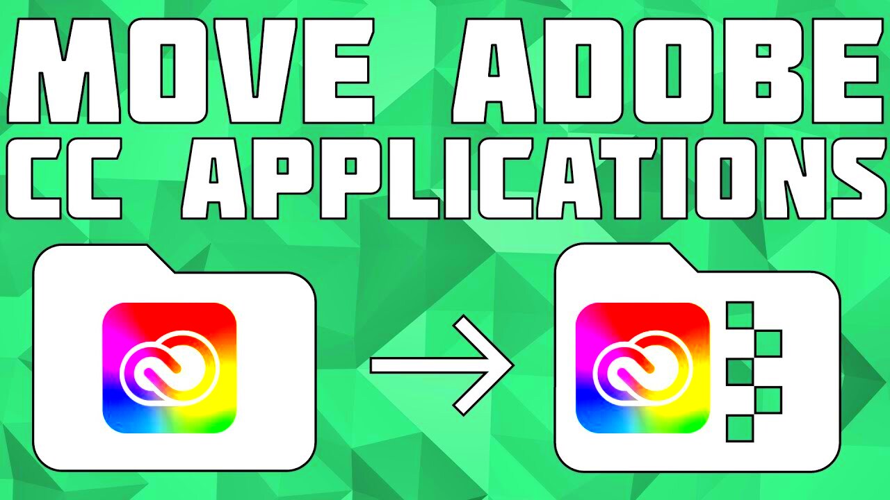 How to Move Creative Cloud App Installs in 2021 Move Adobe Apps
