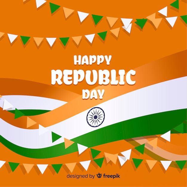 Indian Republic Day Vector Templates – Free Download