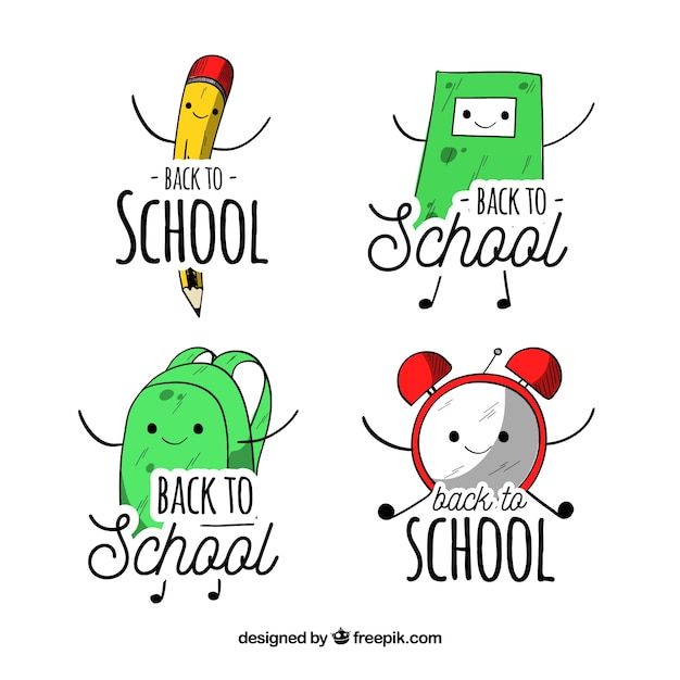 Back to School Labels Collection – Free Download for Stock Photos