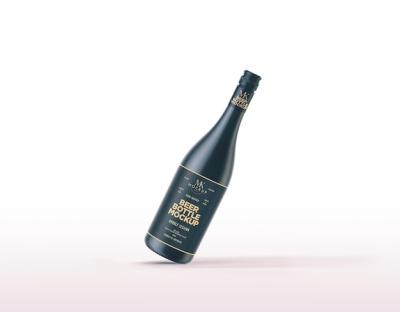 Wine Bottle Mockup – Free Download