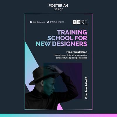 Eye-Catching Poster Template – Free Download
