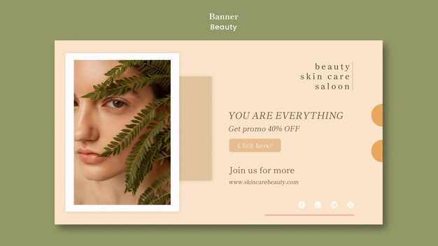 Beauty Banner Template â Free Stock Photo for Download