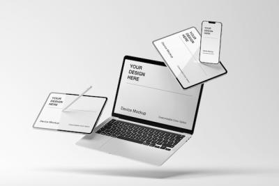 Modern PSD Mockup with Editable Background and Object Color – Free Download