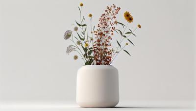 A Fresh Bouquet in a Beautiful Pottery Vase – Free Stock Photo, Download Free Stock Photo