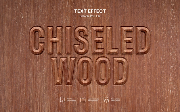 Wooden Text Effect – Free Stock Photo for Download