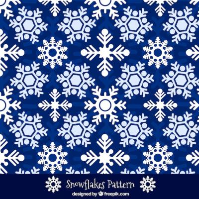 Snowflakes Pattern – Free Stock Photo for Download