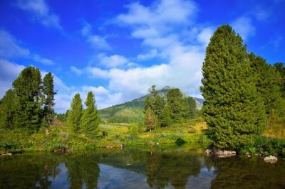 Stunning Mountains Lake – Free Download, Download Free Stock Photo