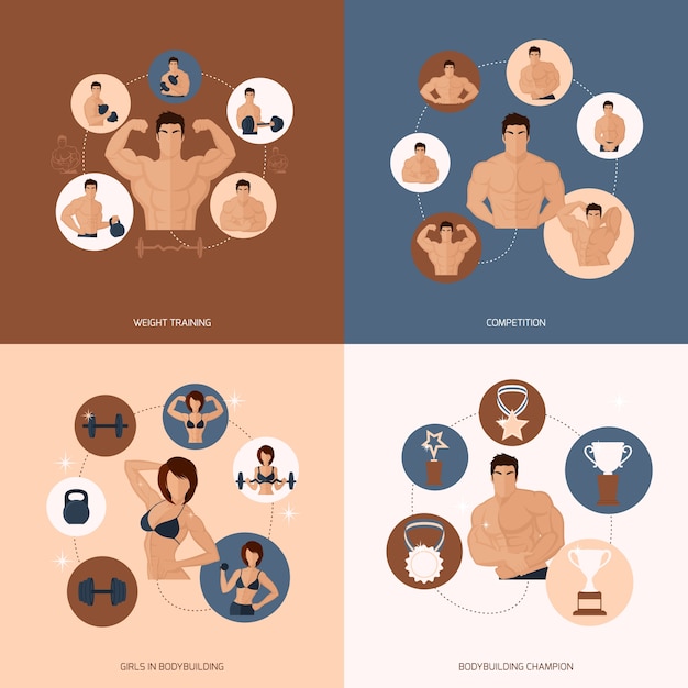Muscular People Design – Free Stock Photo, Download Free
