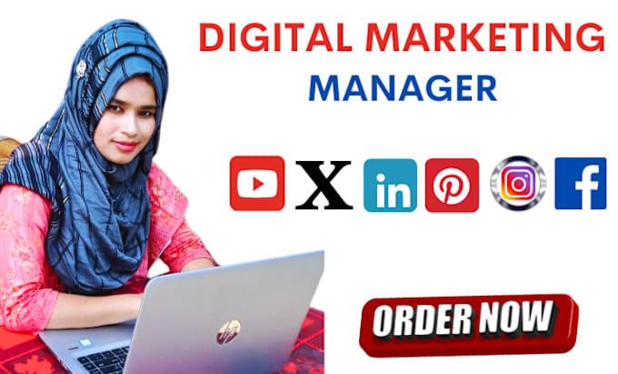 I will create digital marketing strategy for your business