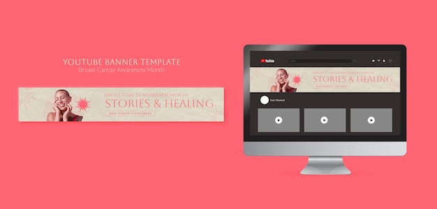 Breast Cancer Awareness Template Design – Free Download