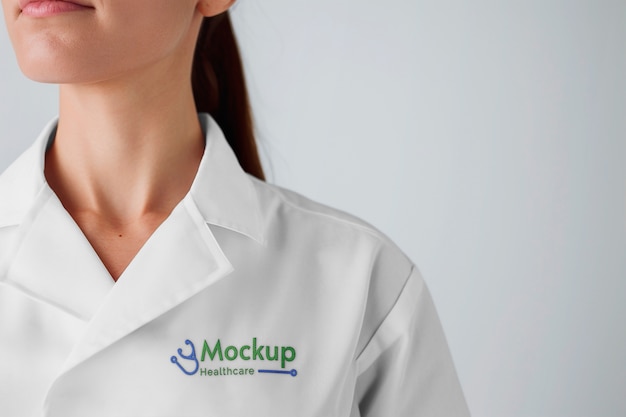 Medical Uniform Mockup Design – Free to Download