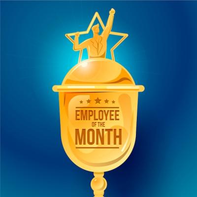 Employee of the Month Vector Template – Free Download