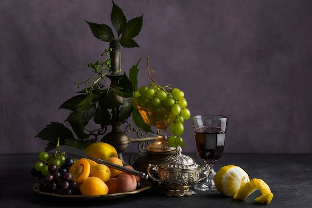 Fresh Fruits Arrangement in Baroque Style – Free Download