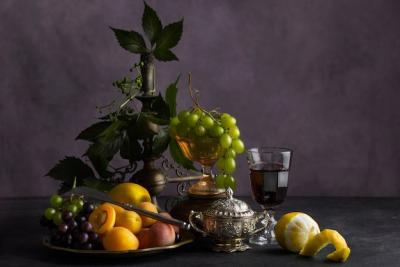 Fresh Fruits Arrangement in Baroque Style – Free Download