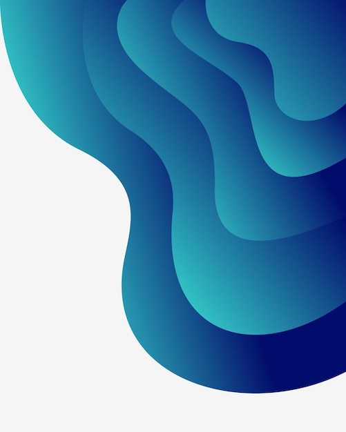 Modern Wavy Background Design – Free to Download