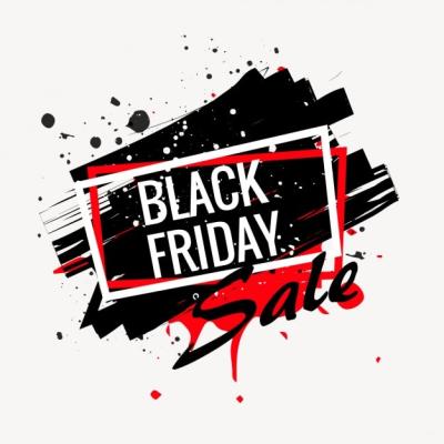 Abstract Black Friday Sale Poster – Free Download