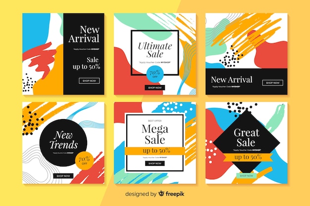 Instagram Sales Post Collection – Free Stock Photos for Download
