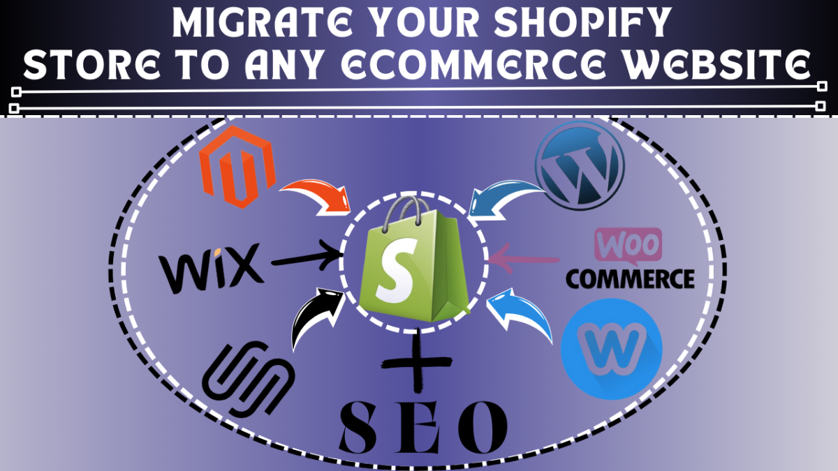I Will Seamlessly Migrate Your WordPress, Wix, BigCommerce, Squarespace, and Weebly to Shopify Store
