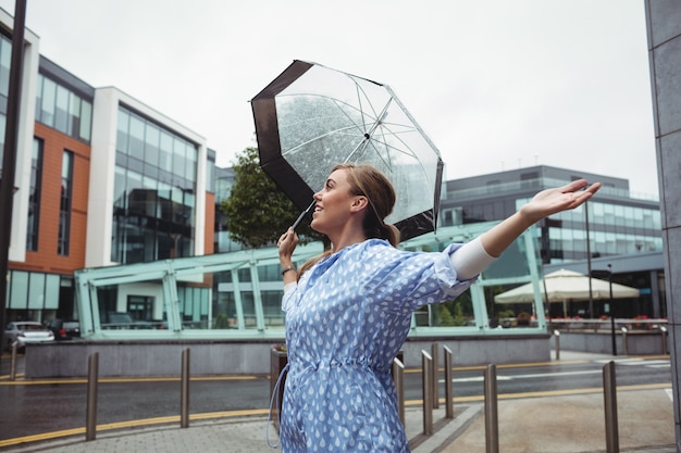 Beautiful Woman Enjoying Rain – Free Download, Download Free Stock Photo