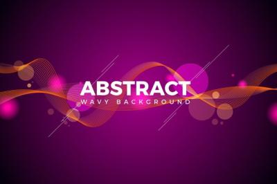 Wavy Background Abstract Design – Free Download