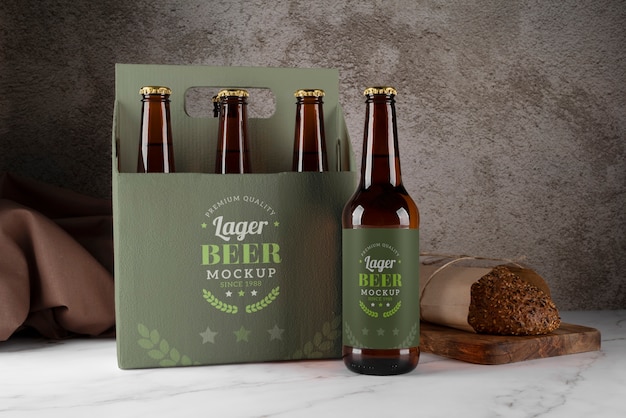 Beer Bottle Design Mockup – Free Stock Photo for Download