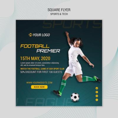 Sport & Tech Flyer Design – Free Download for Stunning Promotions