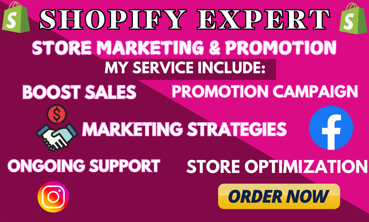 I Will Boost Your Sales Through Shopify Marketing, Promotion, Sales Funnel, and Ecommerce Strategies