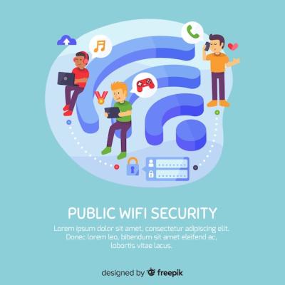 Flat WiFi Concept – Free Download Free Stock Photo