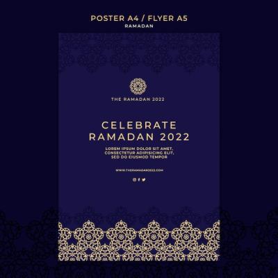 Flat Design Ramadan Template – Free Download